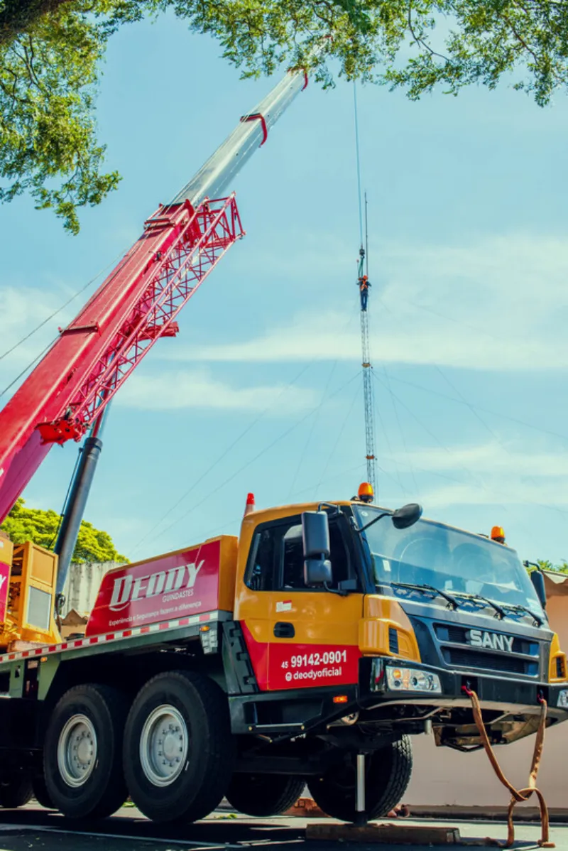 Empresa de içamento em Foz do Iguaçu
