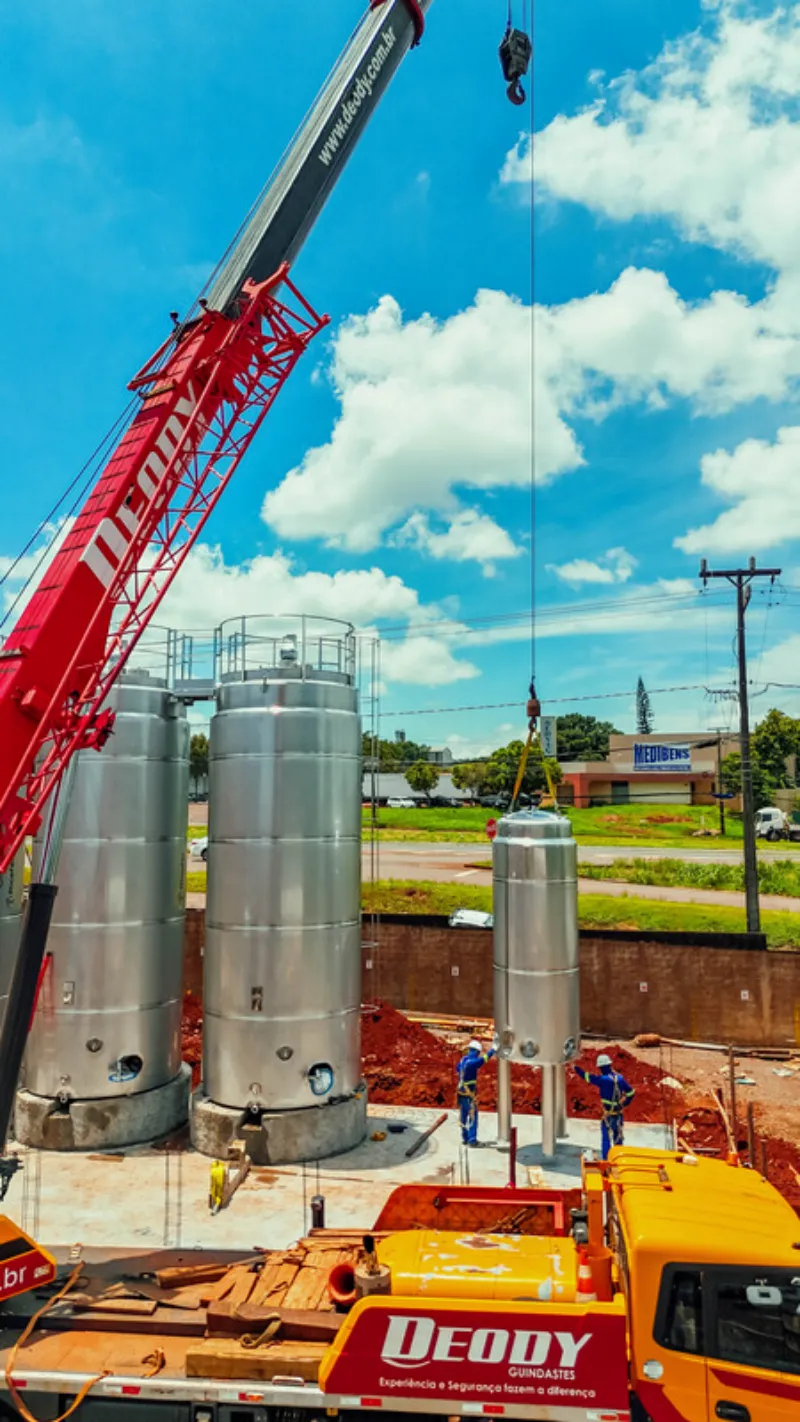 Serviços de guindaste