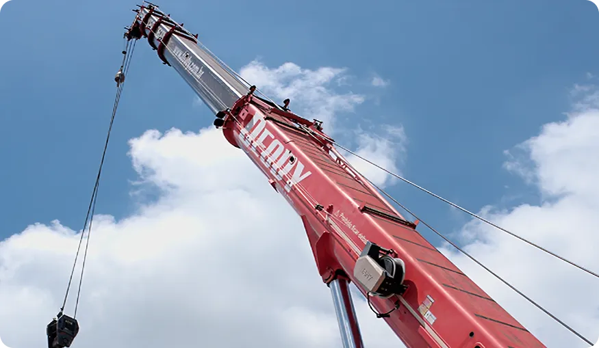 Ilustração de um guindaste